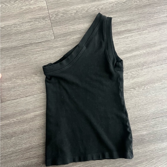 Rosetta Getty One Shoulder Tank Top - Picture 3 of 7